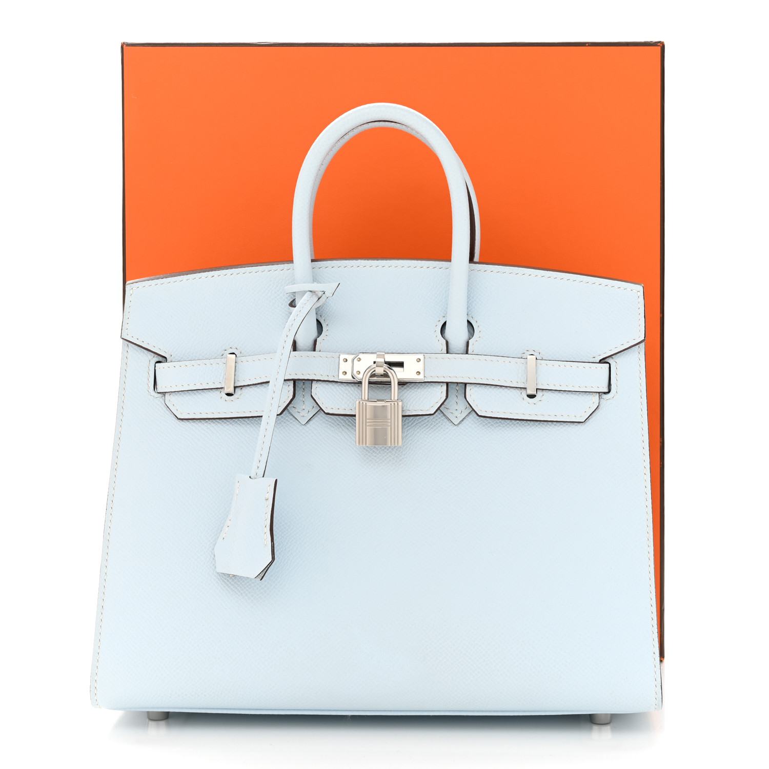 Epsom Birkin Sellier 25 Bleu Brume