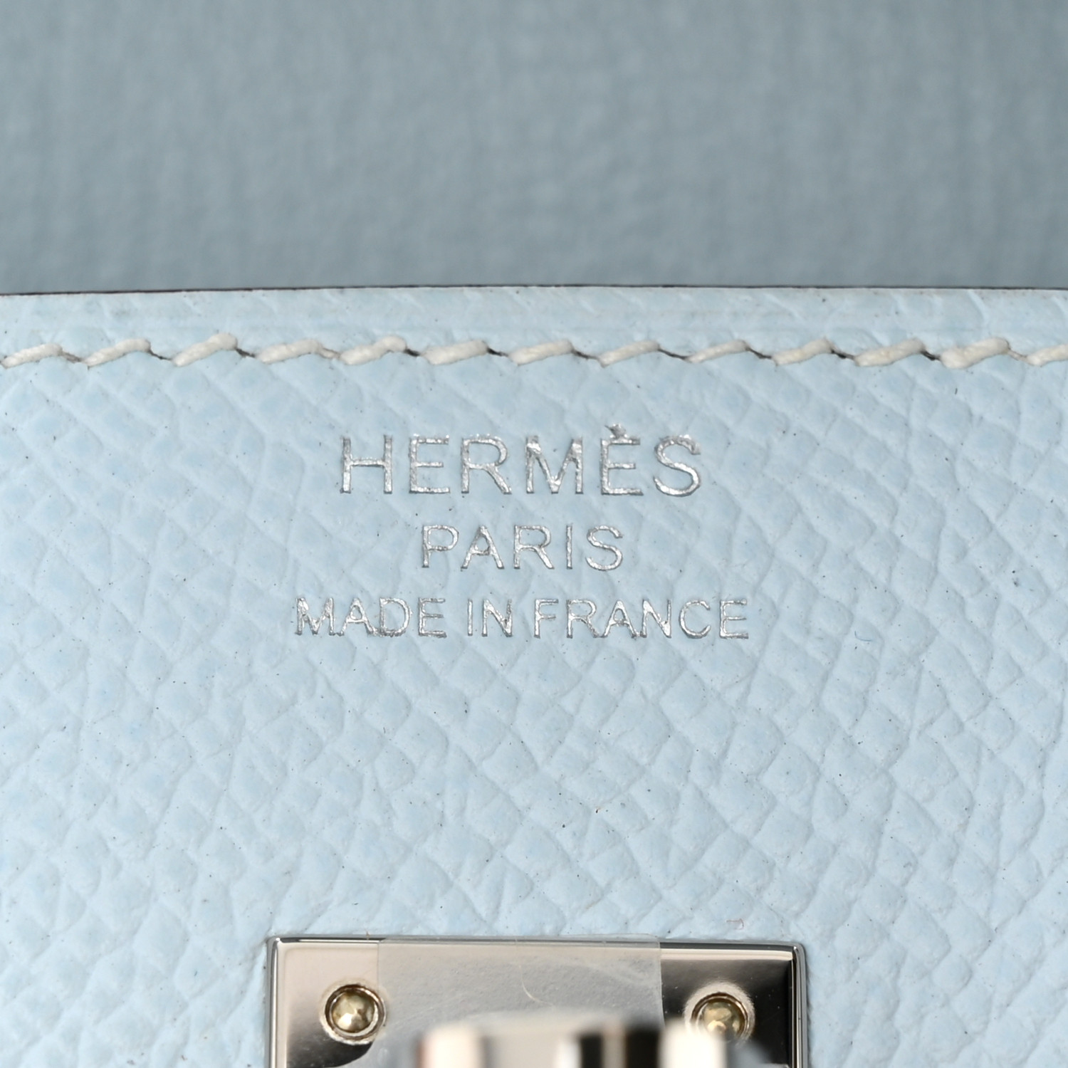 Epsom Birkin Sellier 25 Bleu Brume