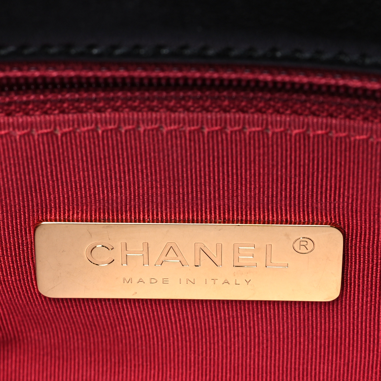 Lambskin Quilted Chanel 19 Flap Black
