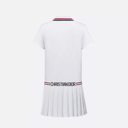 Dior Vibe Short Pleated Polo Dress