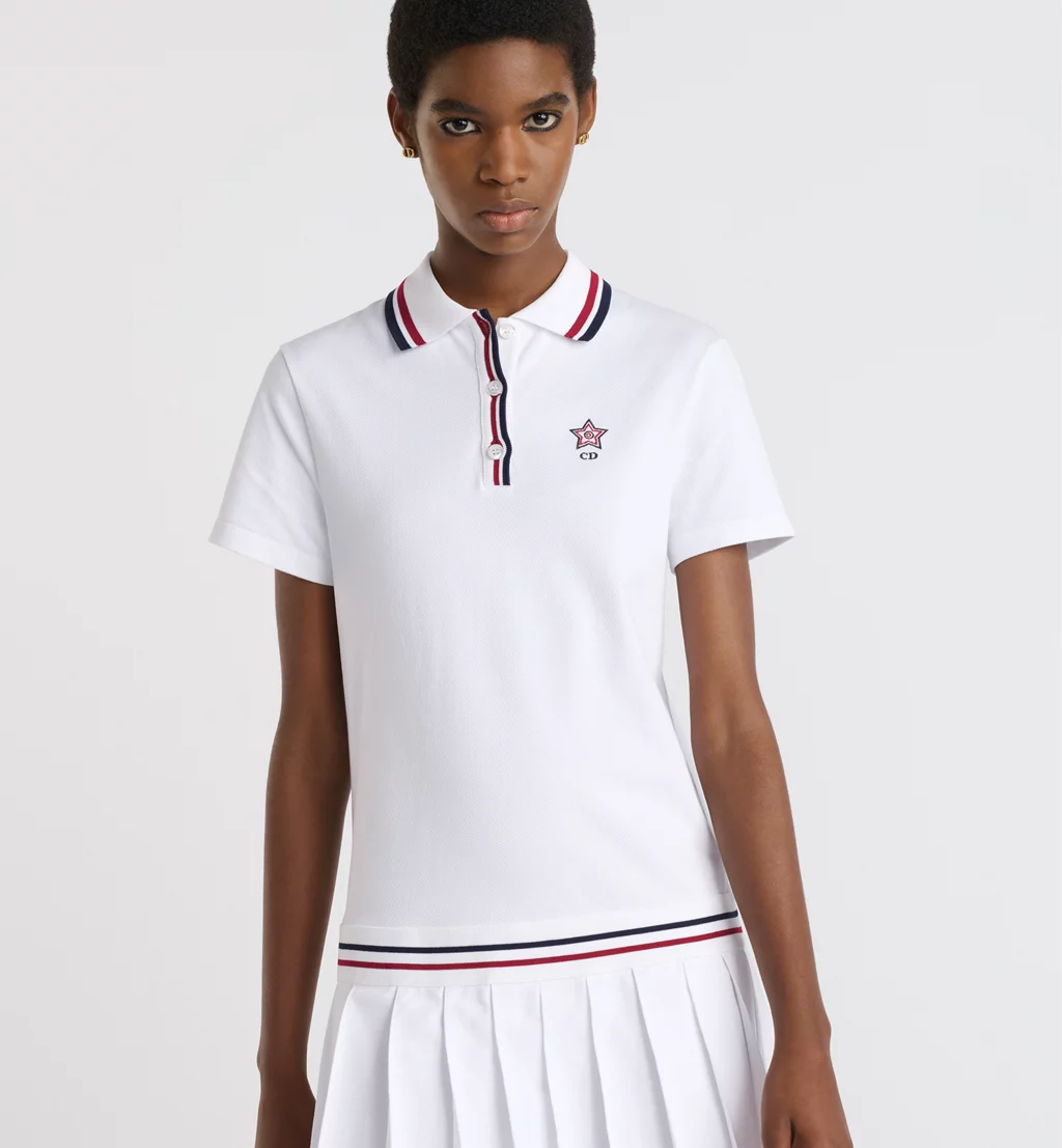 Dior Vibe Short Pleated Polo Dress
