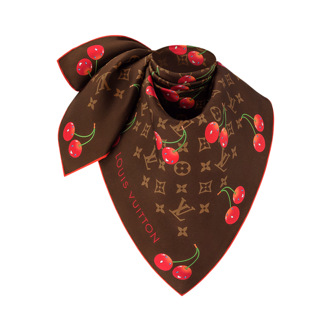 【🔥Special Offers🔥】LV x TM Monogram Cerise Square 90 M96094