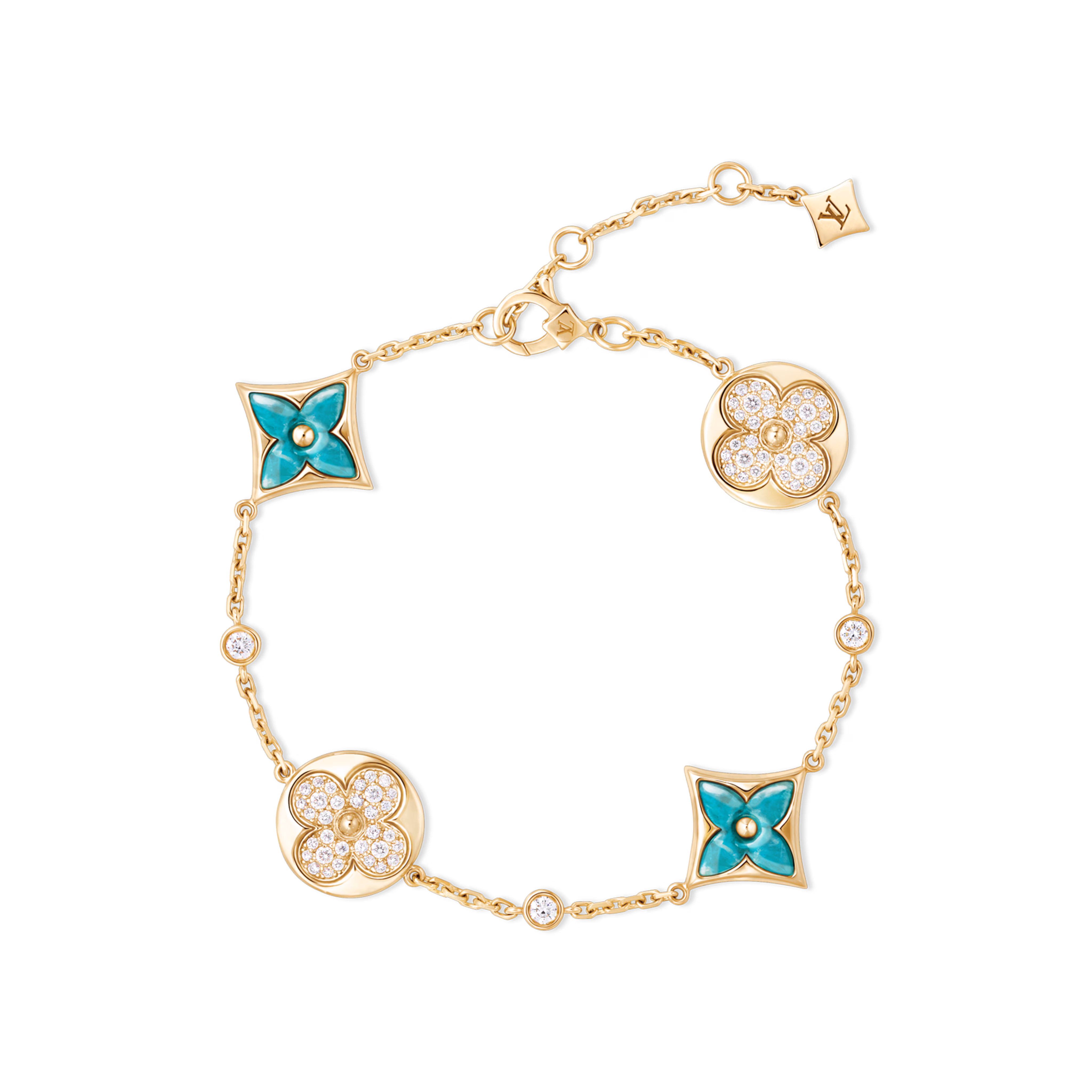 ãð¥Special Offersð¥ãThis Weekâs Deal:LV Color Blossom BB Multi-Pattern Bracelet Yellow Gold