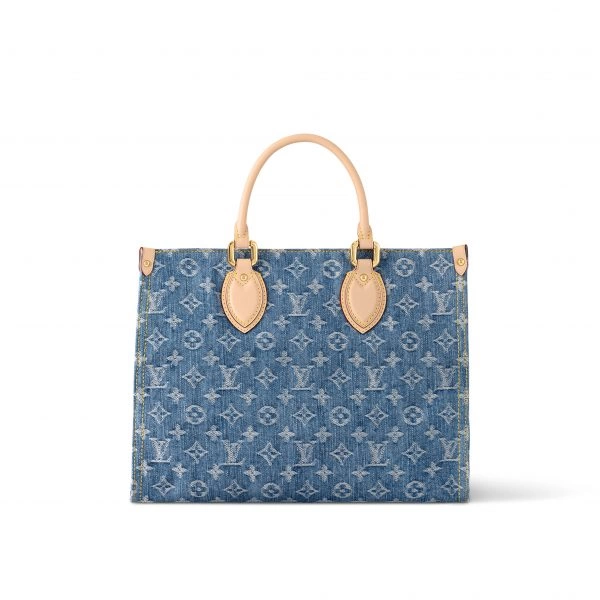 ãð¥Special Offersð¥ãLouis Vuitton M46871 OnTheGo MM Denim Blue