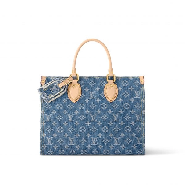ãð¥Special Offersð¥ãLouis Vuitton M46871 OnTheGo MM Denim Blue