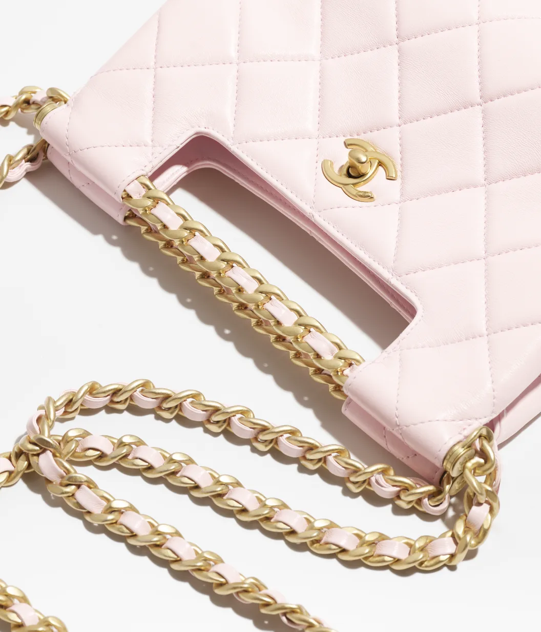 CHANEL-Small Tote-Light Pink