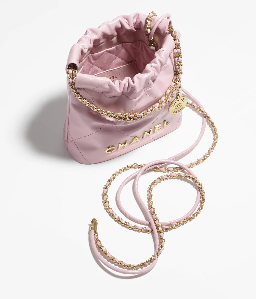 CHANEL 22 Mini Handbag-Light Pink