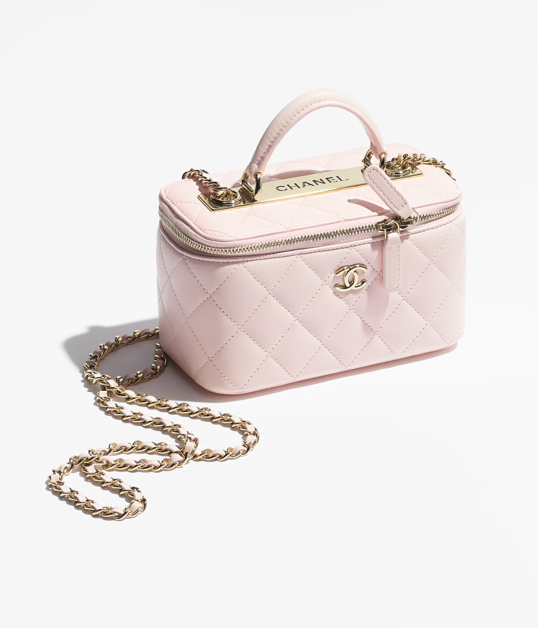 ãð¥Special Offersð¥ãCHANEL Long Vanity with chain-Light Pink