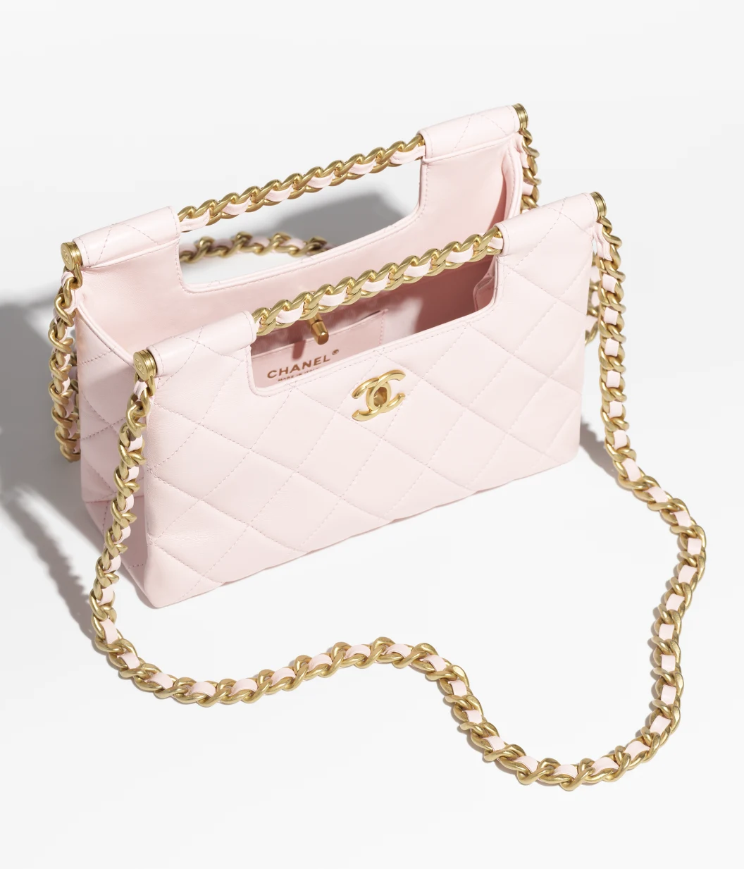 CHANEL-Small Tote-Light Pink
