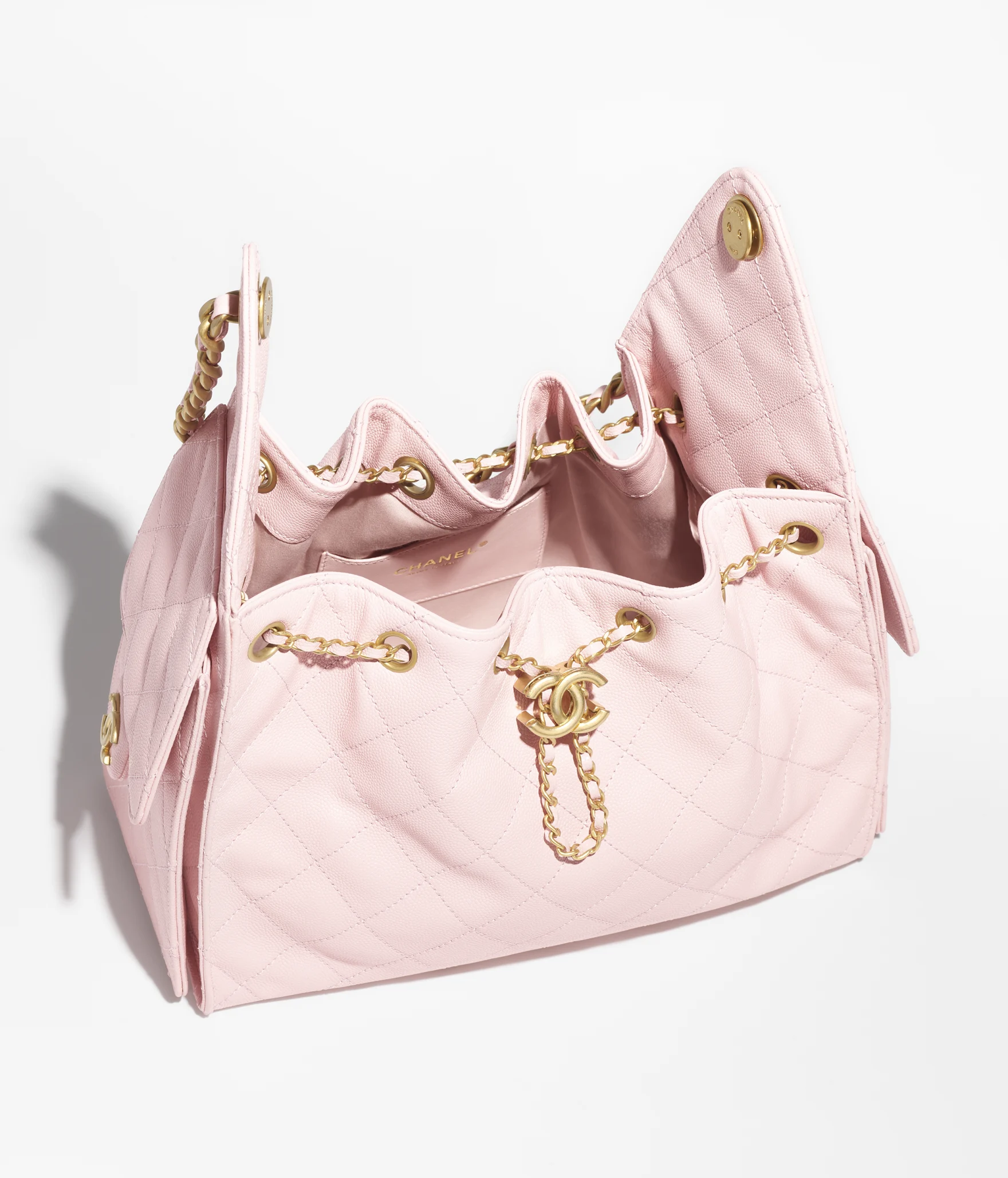 CHANEL 25 Small Handbag-Light Pink