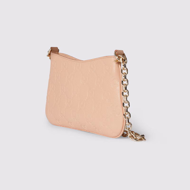 GG EMBLEM SMALL SHOULDER BAG Style â815278 AAEEM 6802