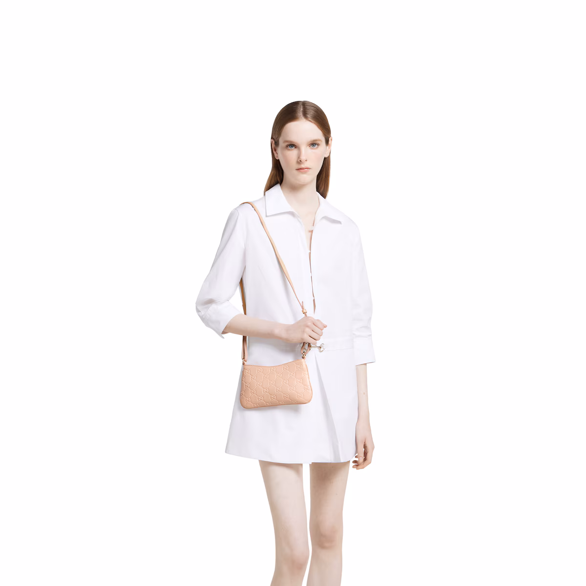 GG EMBLEM SMALL SHOULDER BAG Style 815278 AAEEM 6802