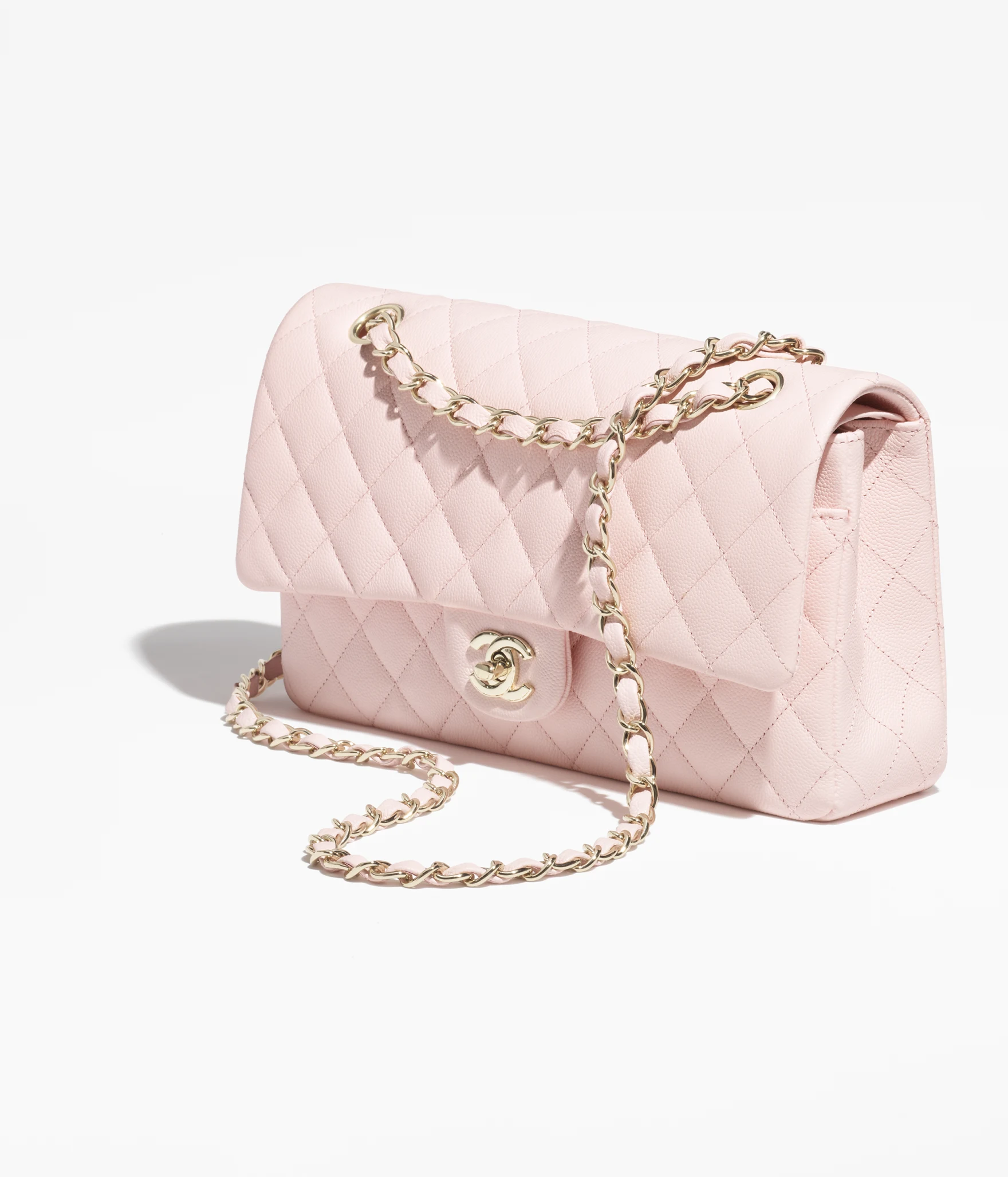 ãð¥Special Offersð¥ãCHANEL Classic 11.12 Handbag Light Pink