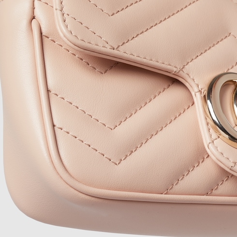 【🔥Special Offers🔥】GG Marmont mini bag Variation light pink leather