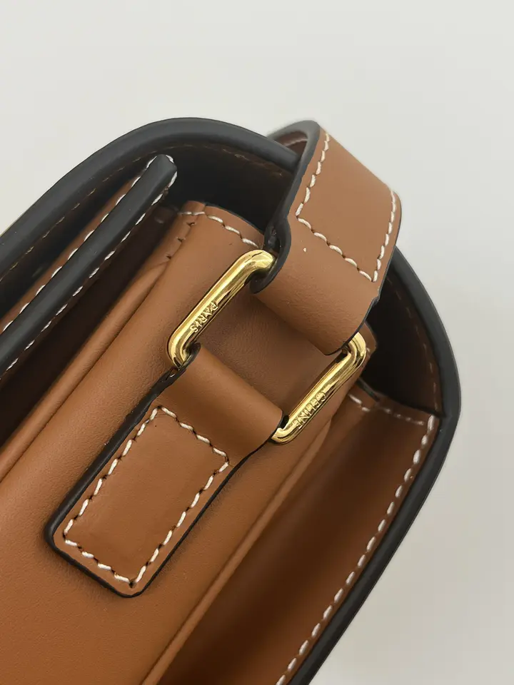 Celine Medium Triomphe Bag in Caramel