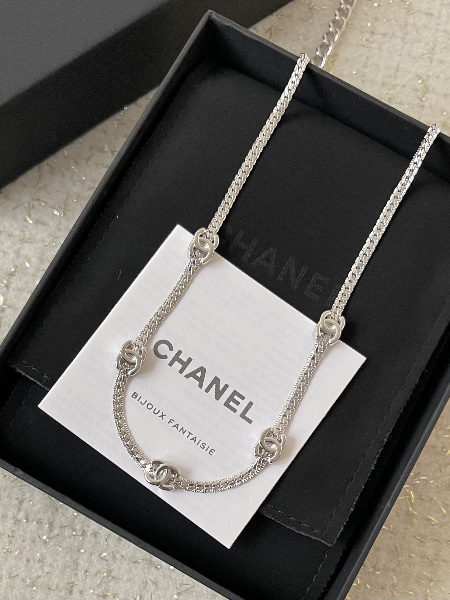 Chanel 24B Snake Chain 5C Necklace – Multi-Wear Choker