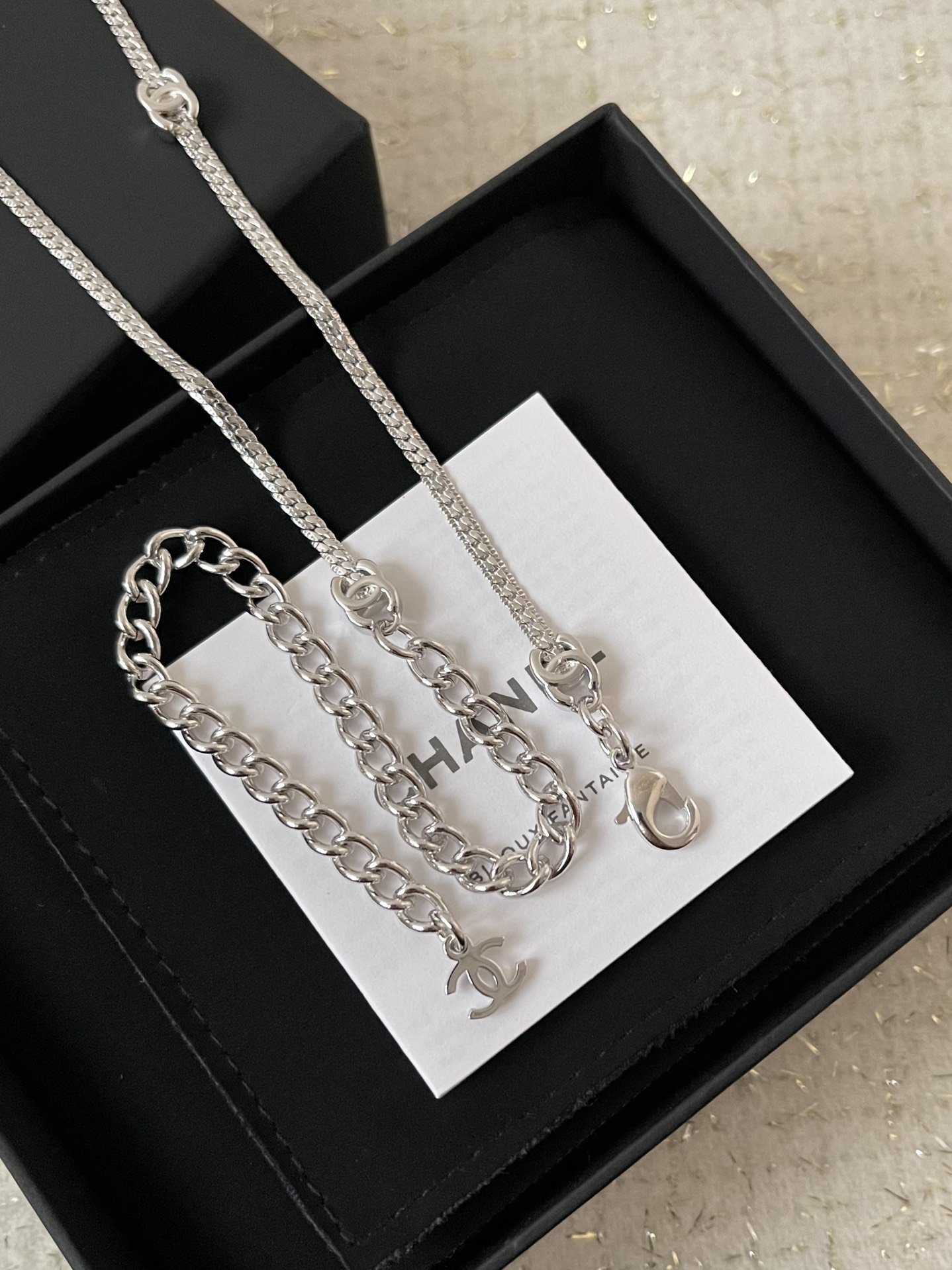 Chanel 24B Snake Chain 5C Necklace – Multi-Wear Choker