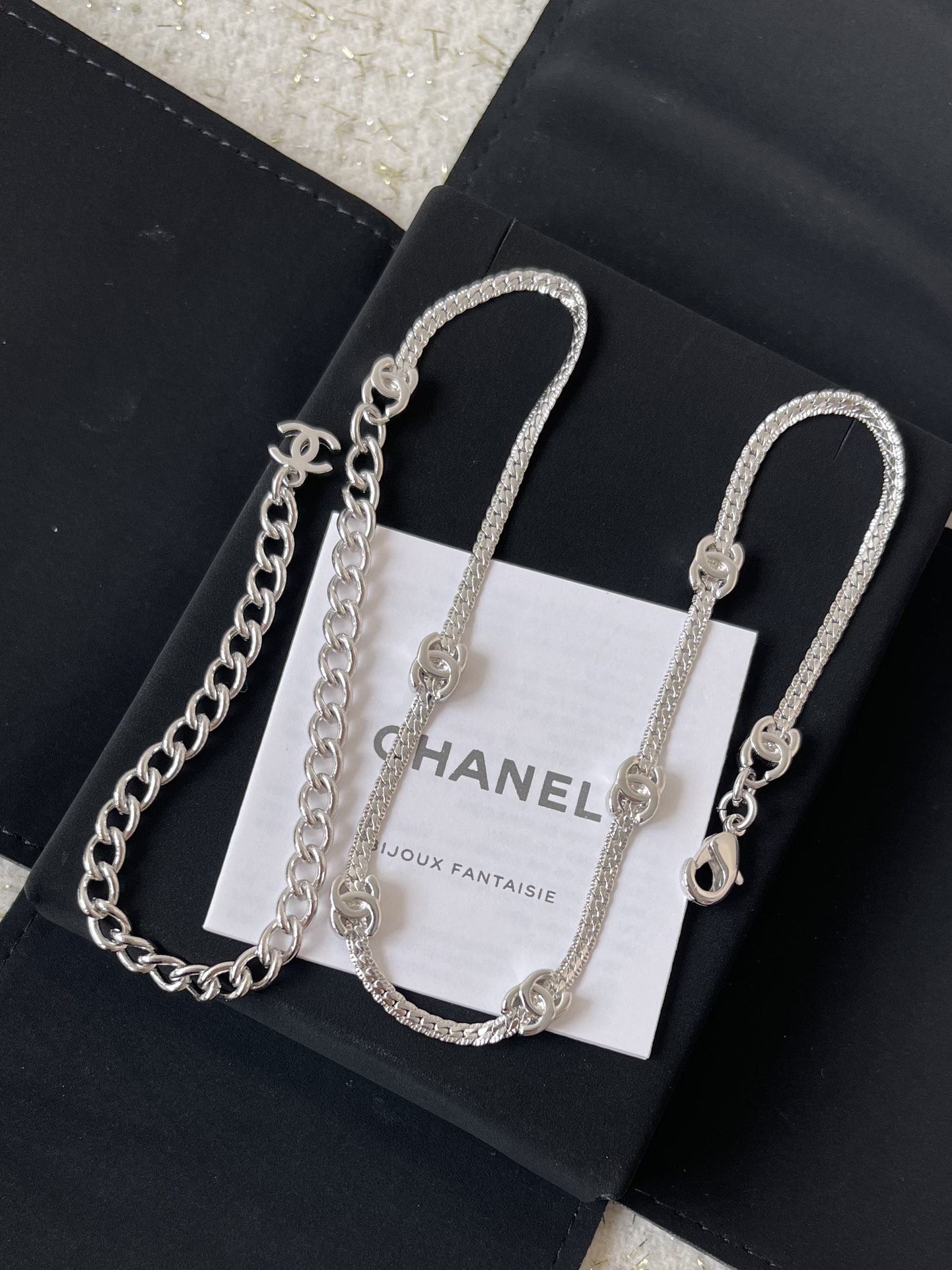 Chanel 24B Snake Chain 5C Necklace – Multi-Wear Choker