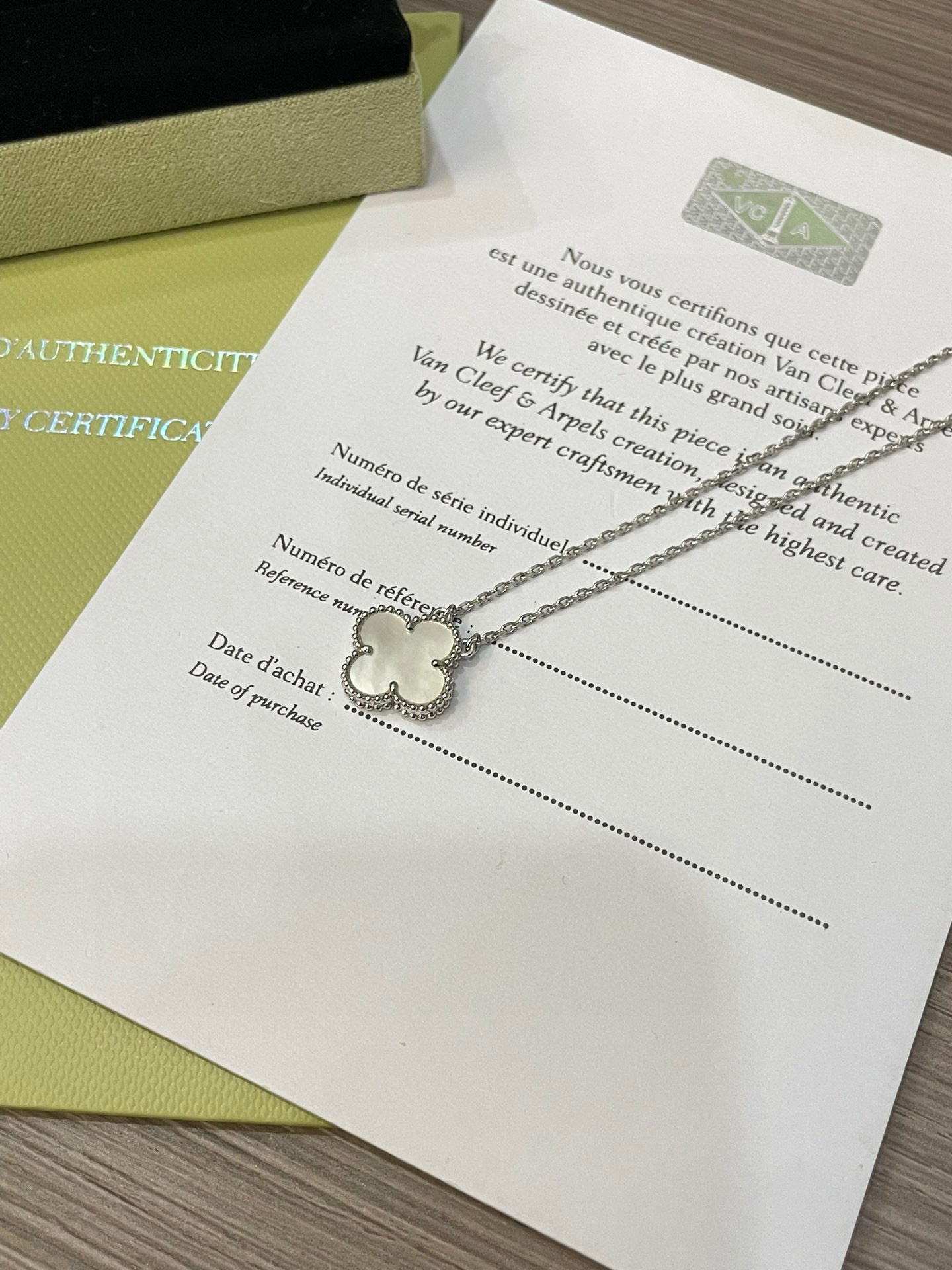 Van Cleef & Arpels Clover Jewelry Set