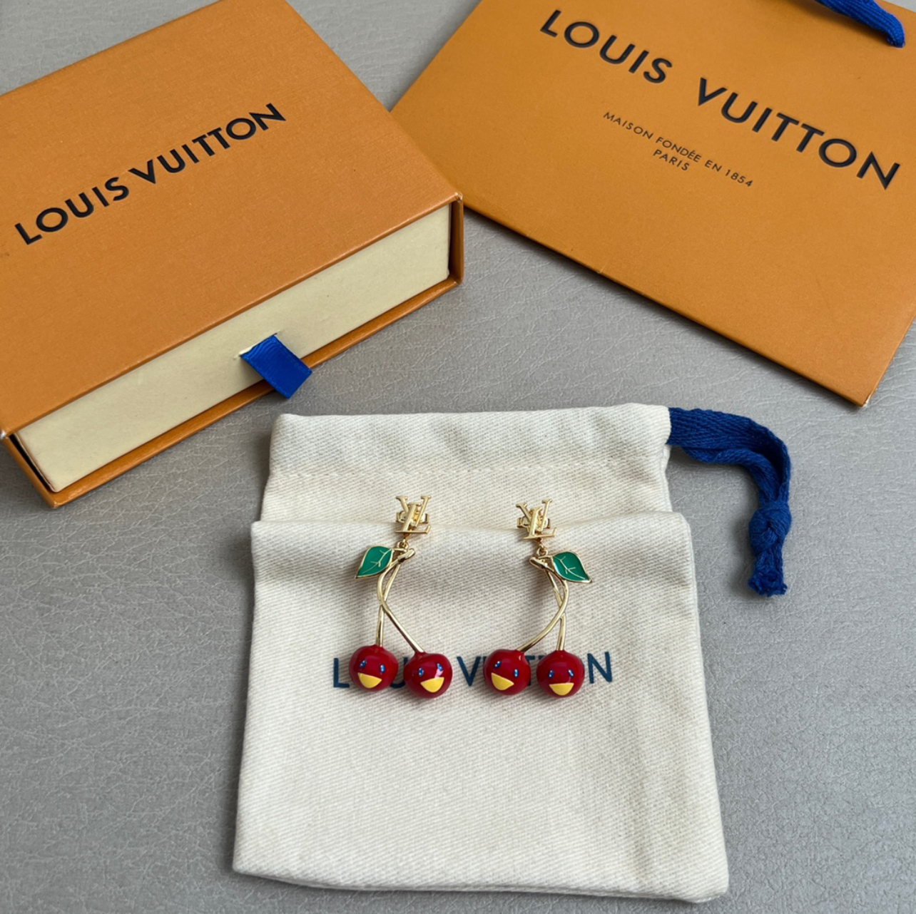 LV x TM Cerise Earrings M02808