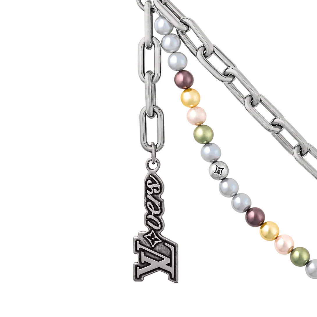 LV Pearls Chain Belt and Bag Charm M02293