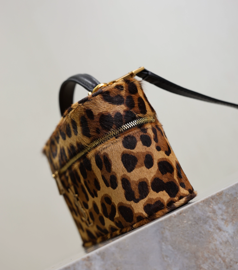 YSL GABY vanity bag in pony hair leather