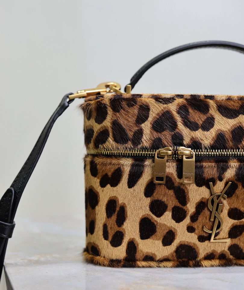 YSL GABY vanity bag in pony hair leather