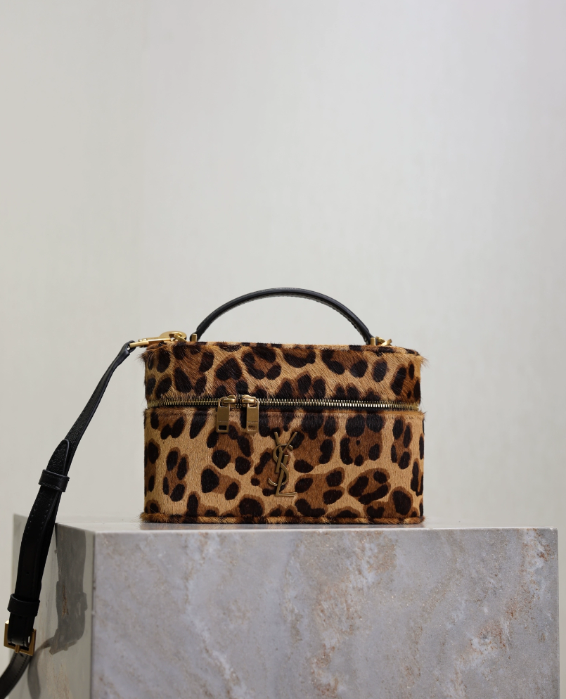 YSL GABY vanity bag in pony hair leather