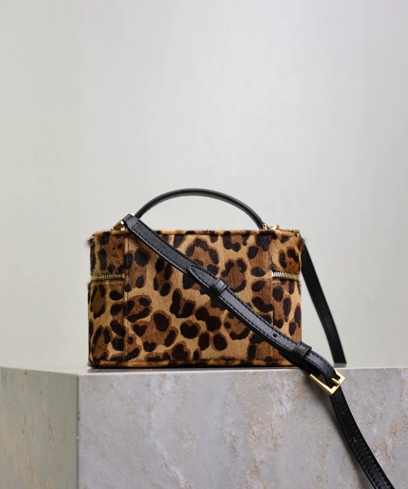 YSL GABY vanity bag in pony hair leather