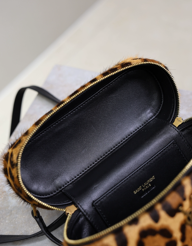 YSL GABY vanity bag in pony hair leather
