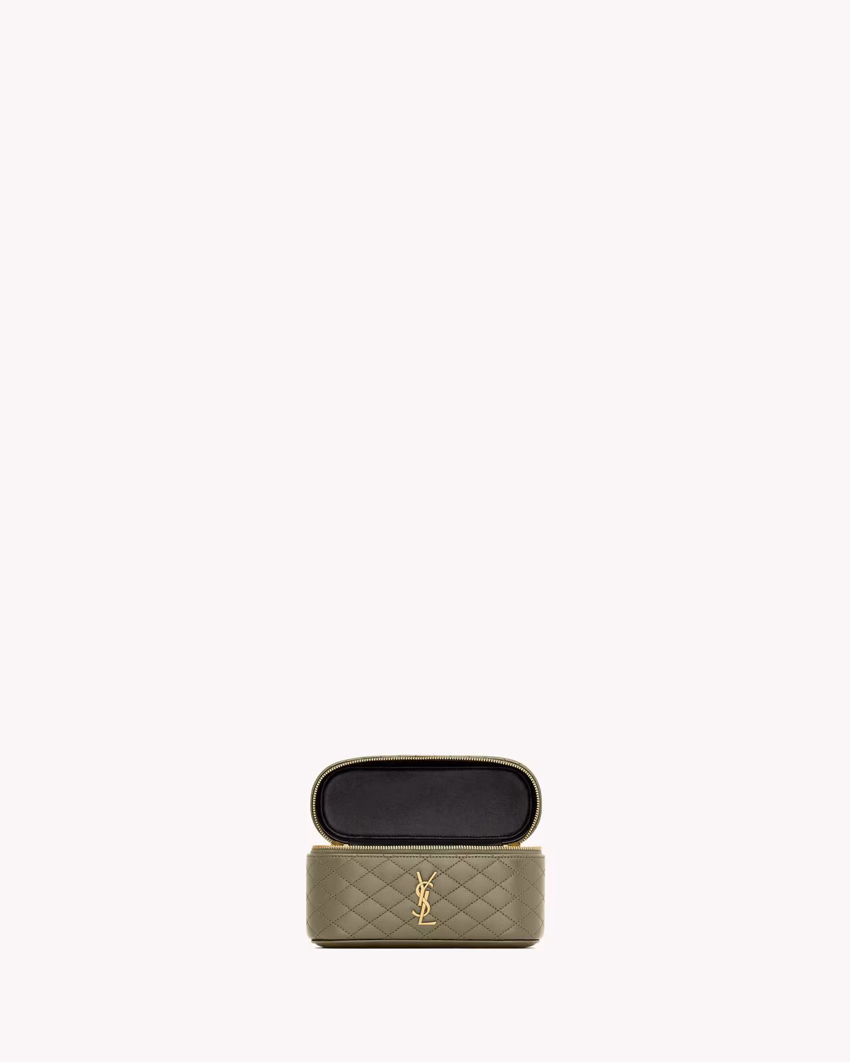 YSL GABY vanity bag in lambskin-STRONG MOSS