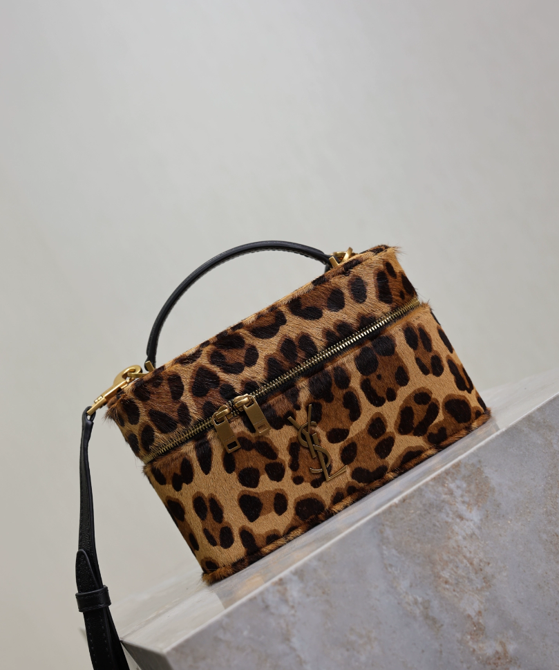 YSL GABY vanity bag in pony hair leather