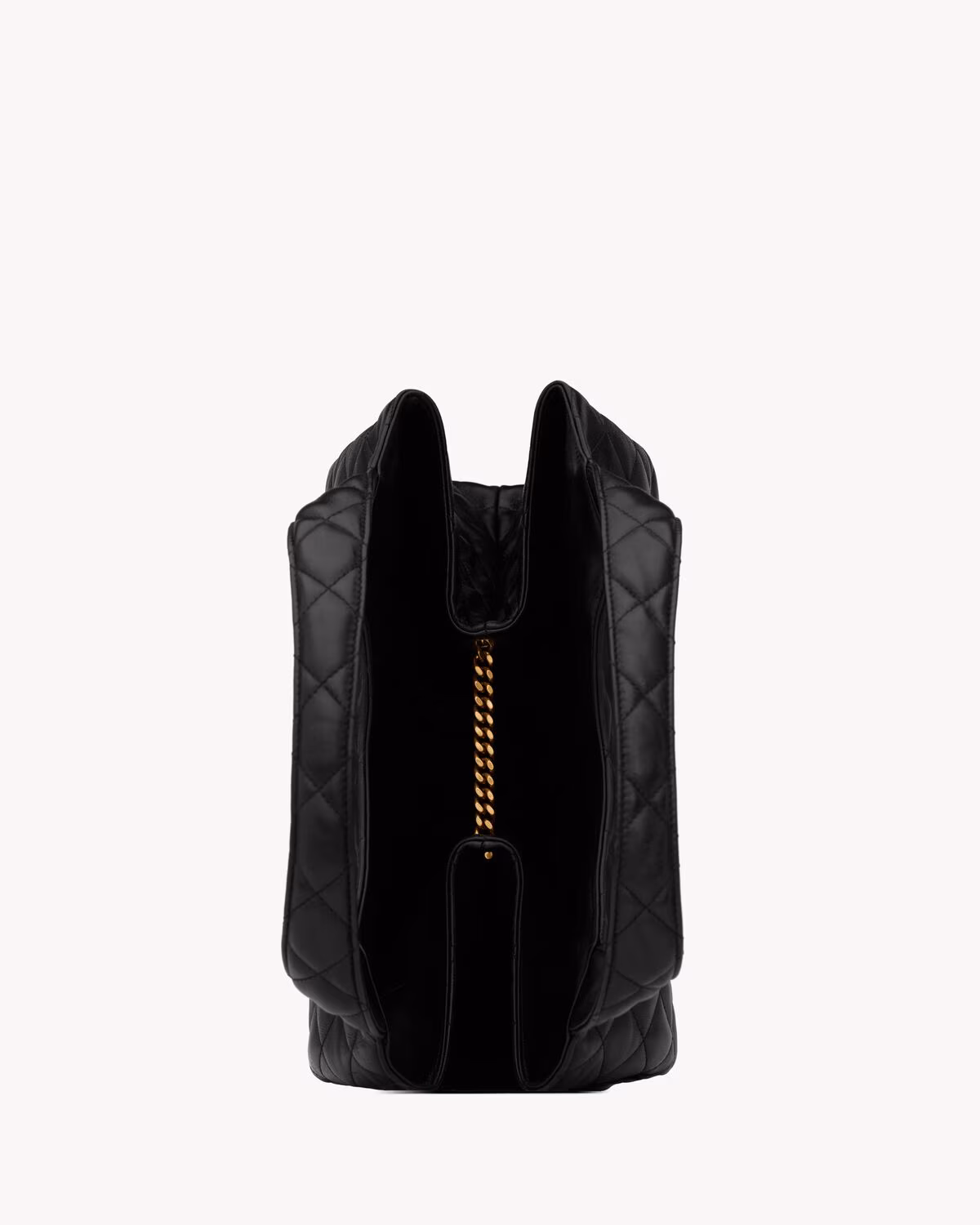 YSL ICARE in quilted lambskin-BLACK