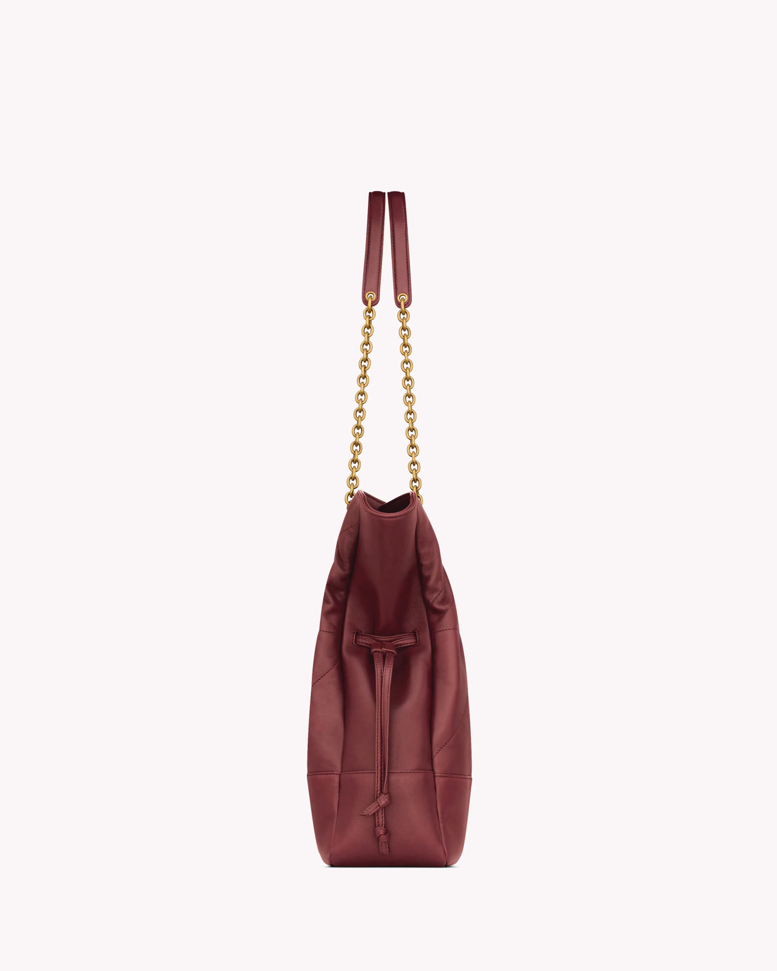 YSL JAMIE SHOPPING in lambskin-BORDEAUX