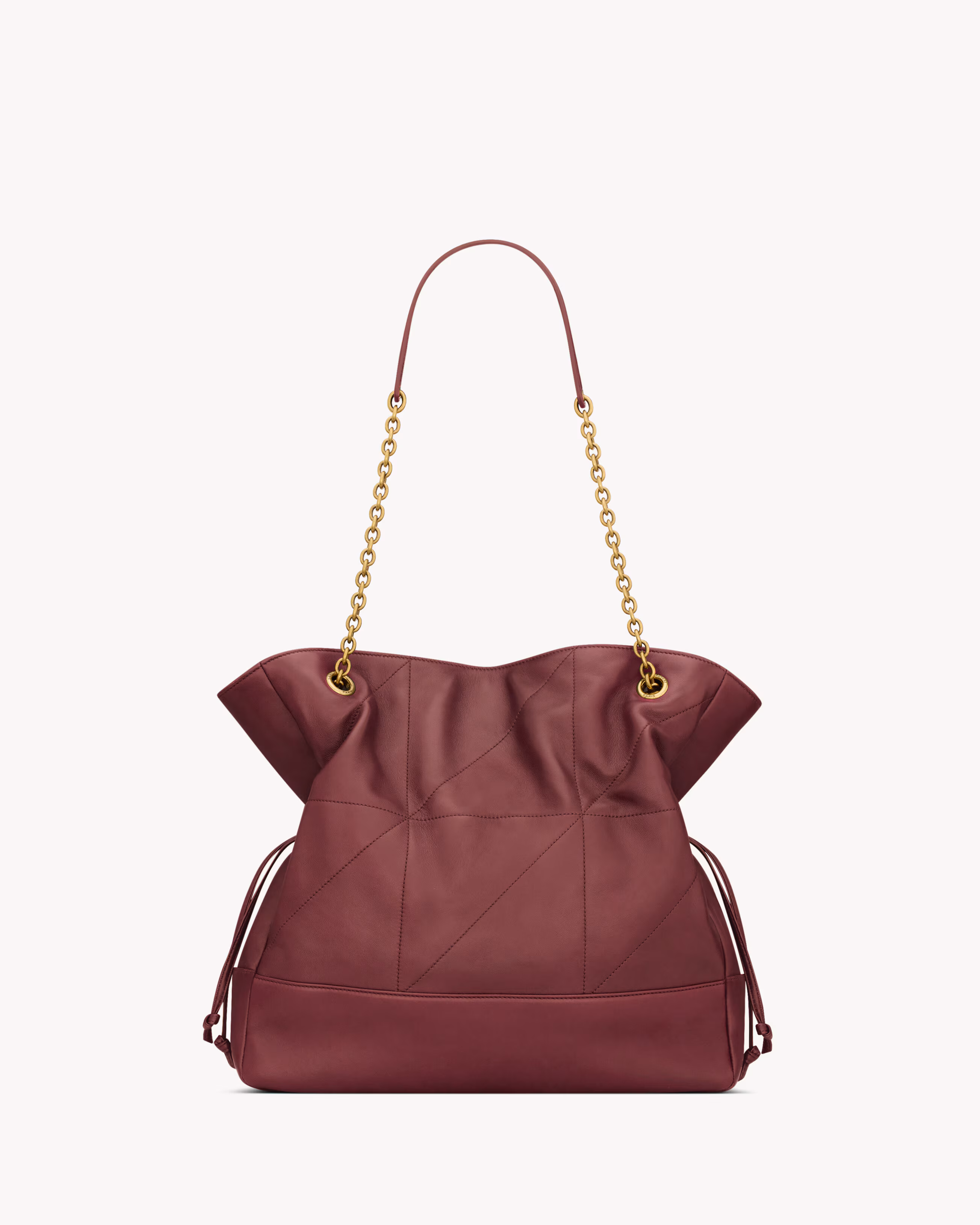 YSL JAMIE SHOPPING in lambskin-BORDEAUX
