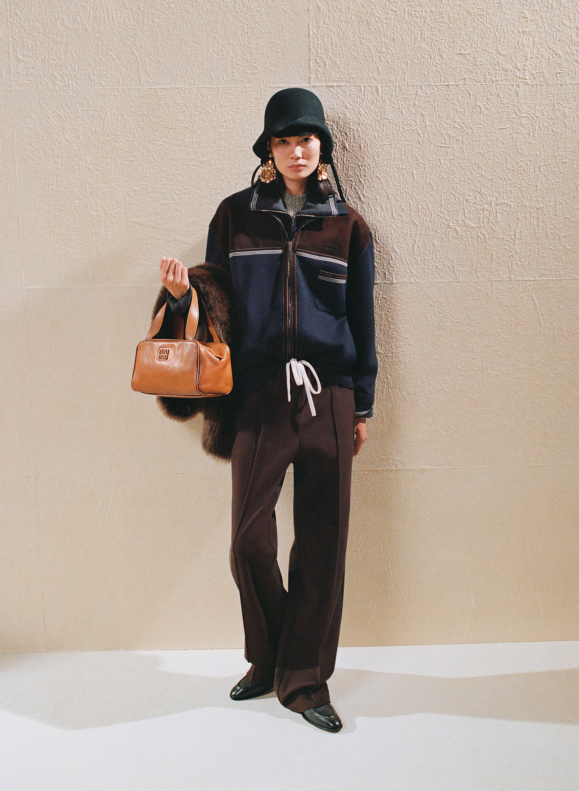 MIUMIU Leather top-handle bag