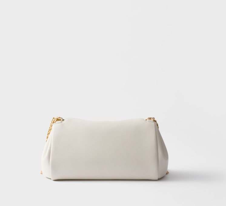 Prada Tumulte small nappa leather bag-White