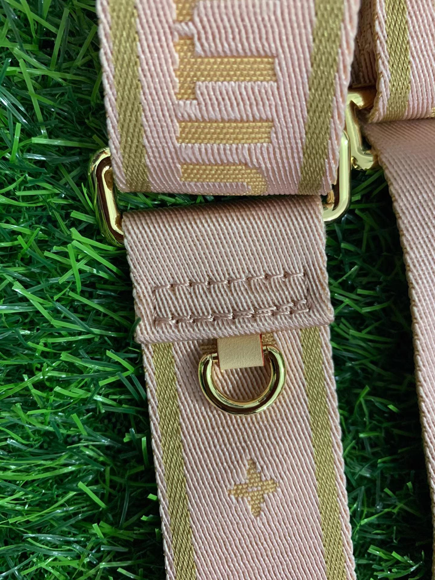 LV Pink Adjustable Shoulder Strap for LV Bags