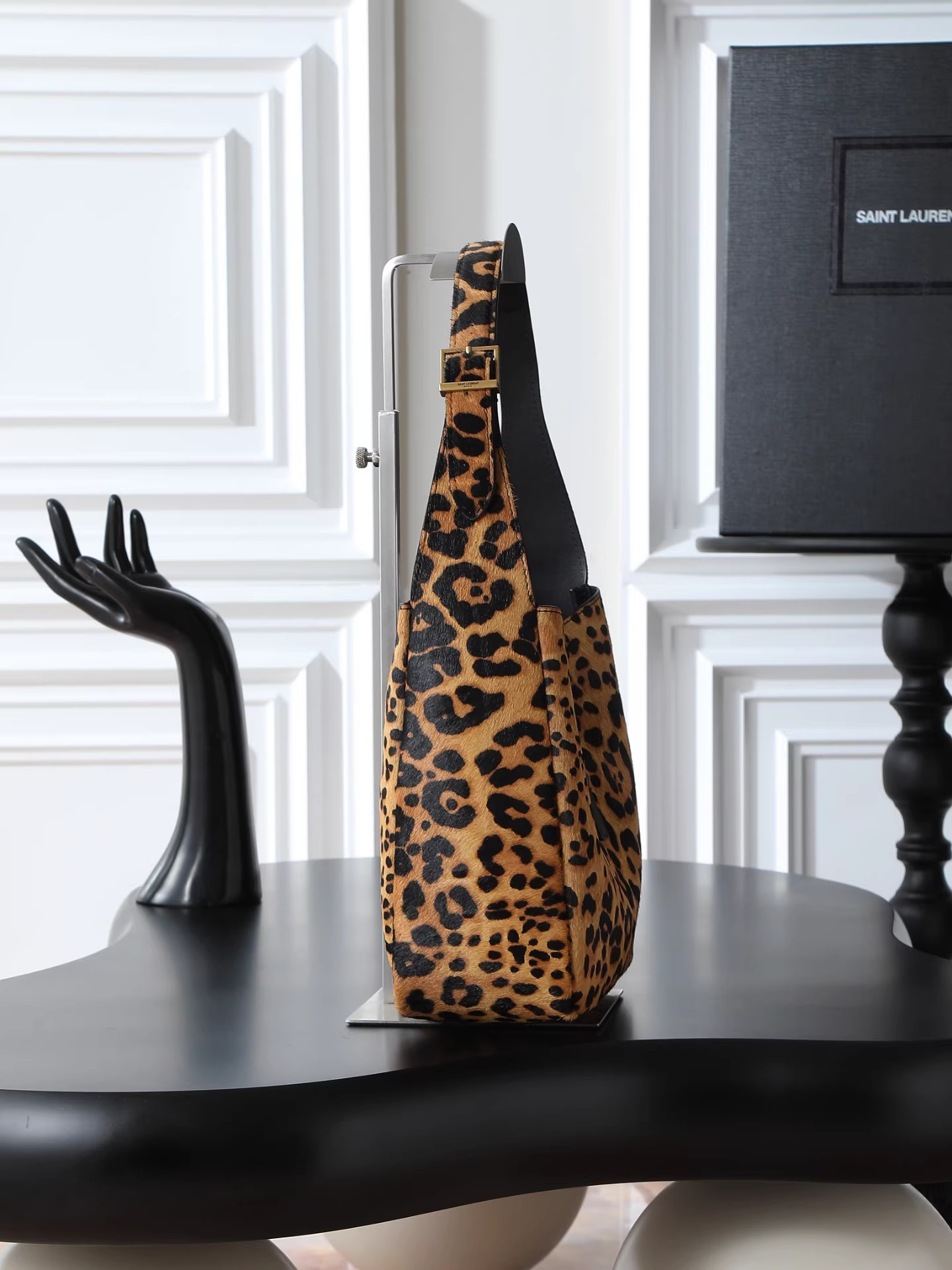 YSL LE 5 À 7 supple small in pony hair leather