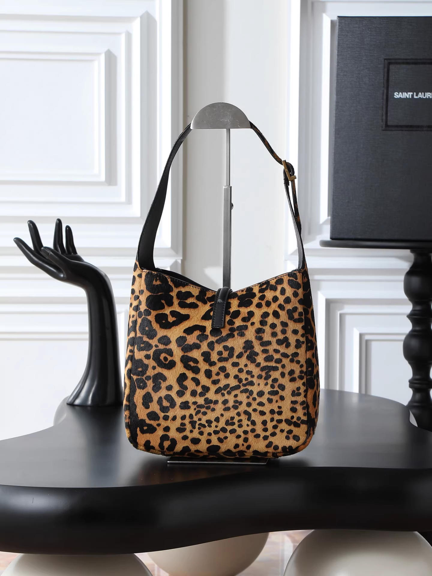 YSL LE 5 À 7 supple small in pony hair leather