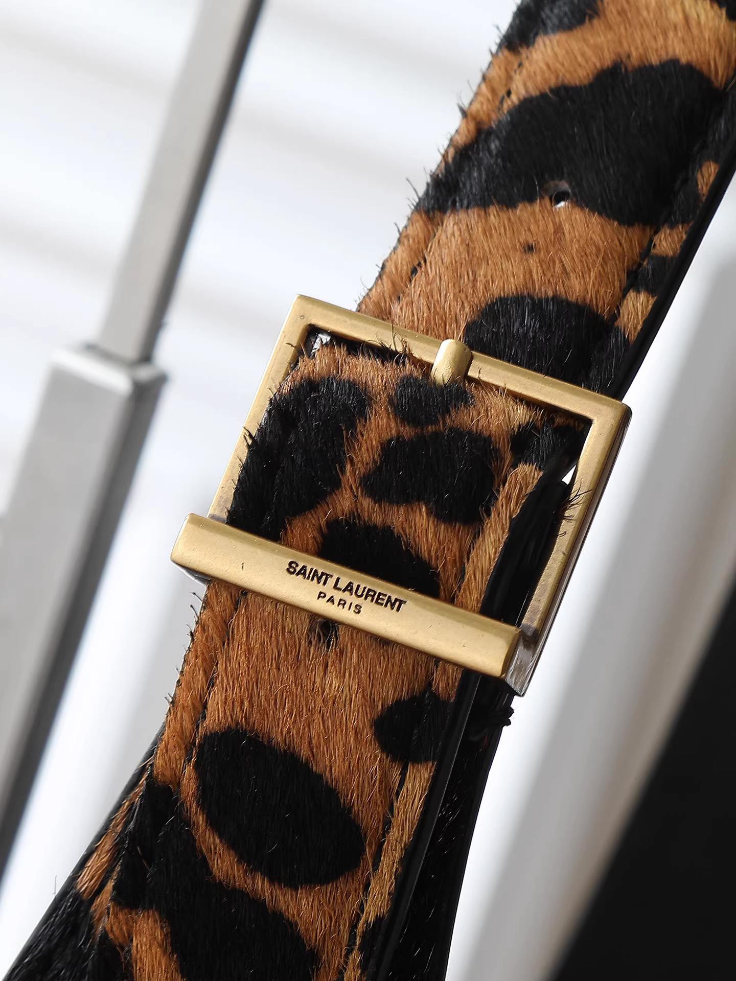 YSL LE 5 À 7 supple small in pony hair leather