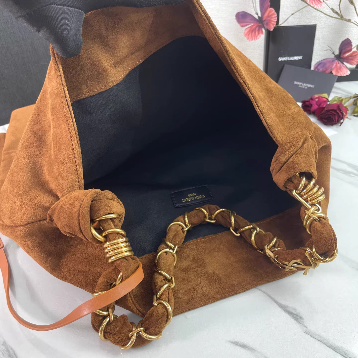 YSL AMALIA in suede
