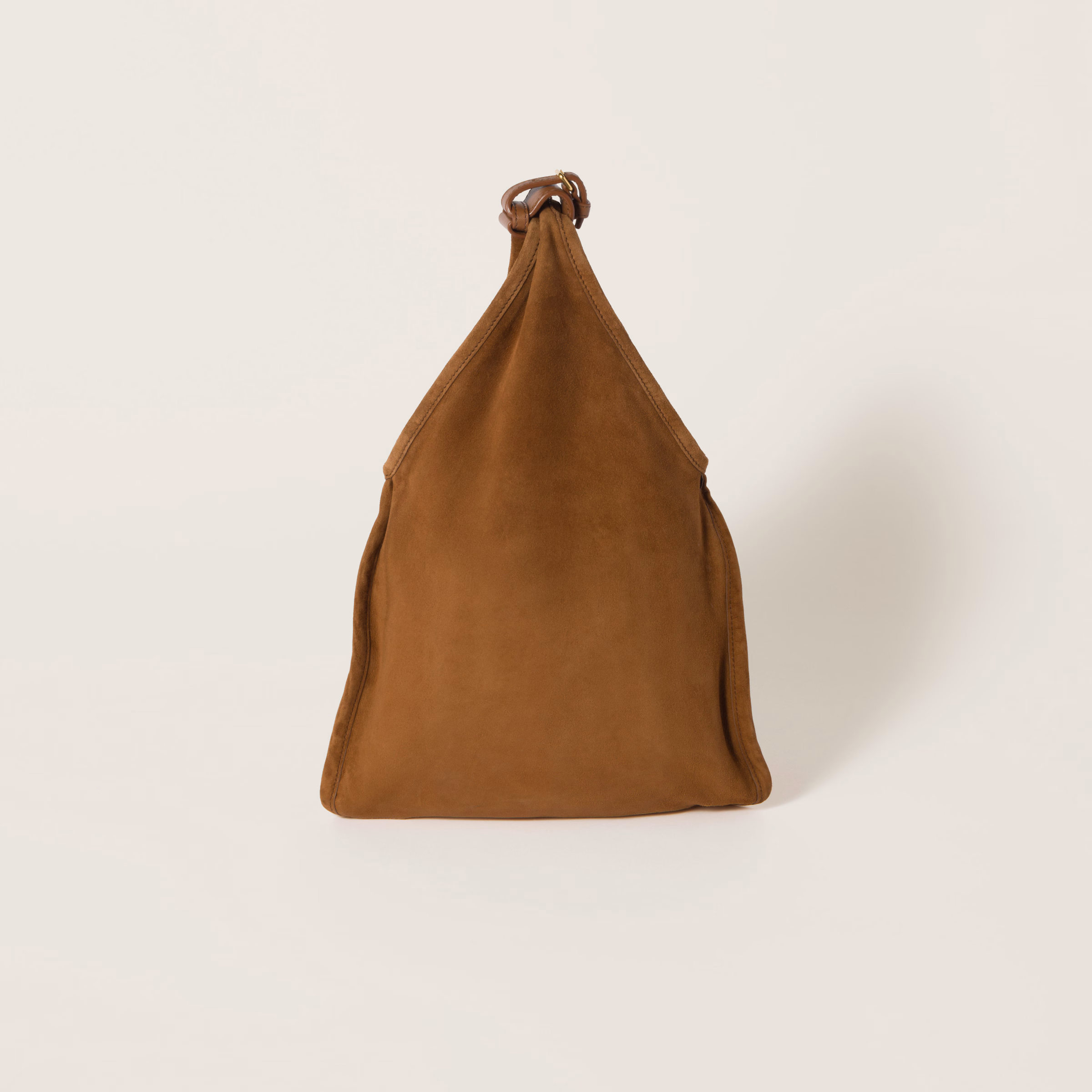 MiuMiu Suede bag with trick-Oak