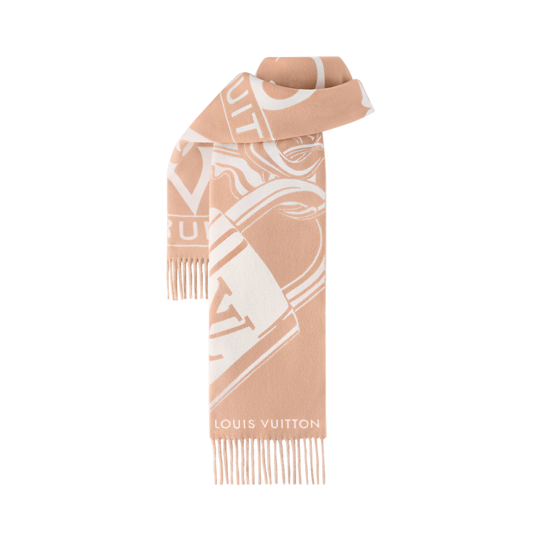 LV Lock And Keys Scarf M90815
